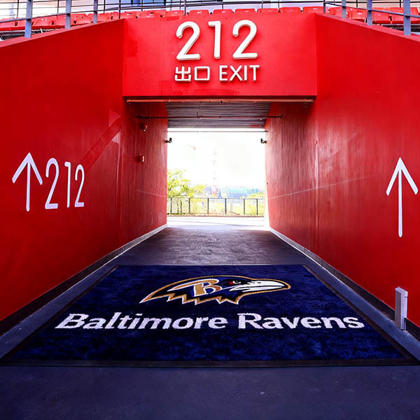 Baltimore Ravens indoor outdoor mat