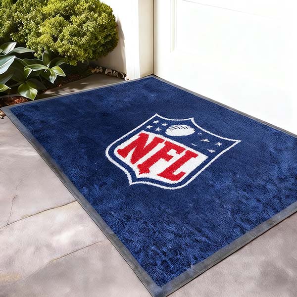 custom nfl logo mat